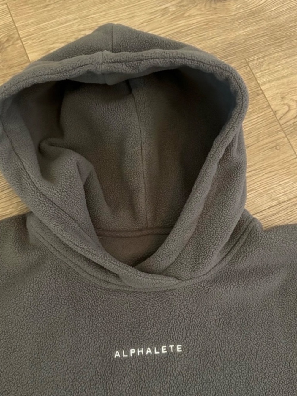 Alphalete Gray Fleece Hoodie - Picture 2 of 6